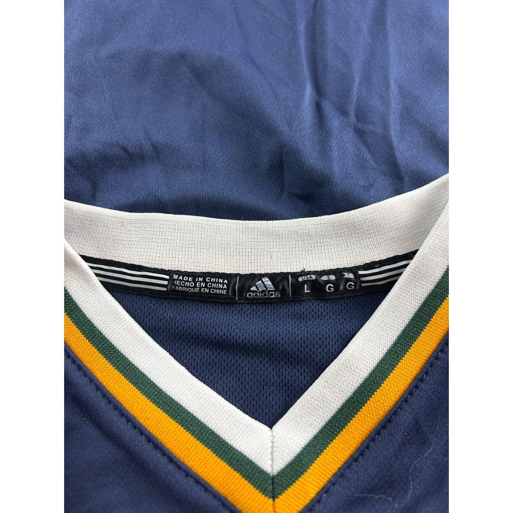 Adidas Utah Jazz Devin Harris 5 Basketball Jersey Blue Youth Large NBA - Picture 10 of 11